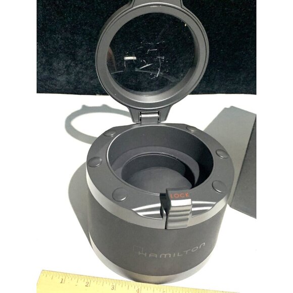 Hamilton Frogman Men's Watch Presentation Black Cardboard Box Display Empty - Picture 6 of 9